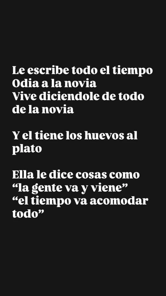 Yanina Latorre contó qué dicen los mensajes que le manda Chechu a Cvitanich. Foto: IG