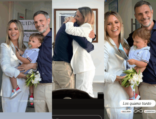 La boda íntima de Soledad Larghi y Luciano Vitullo: así fue el emotivo casamiento por civil