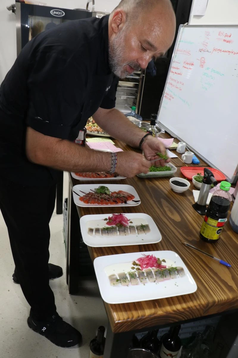 Solnicki en la cocina