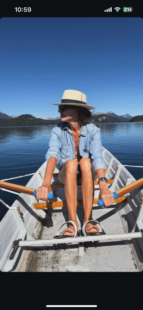 Juliana Awada y la camisa de jean, su prenda favorita. 