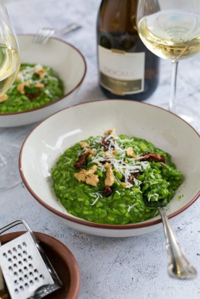 Risotto verde con espinaca: receta fácil y cremosa paso a paso