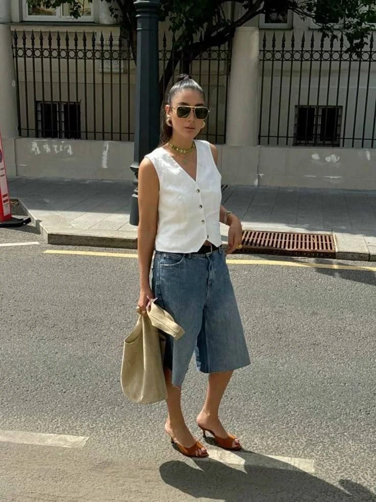 La bermudas de jean, la prenda estrella del verano.