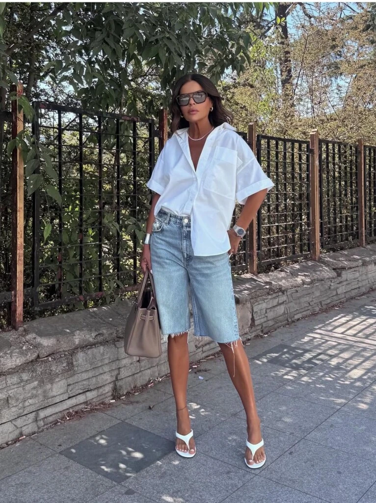 La bermudas de jean, la prenda estrella del verano.