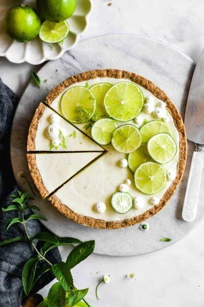 Este key lime pie es un postre ideal para el verano.