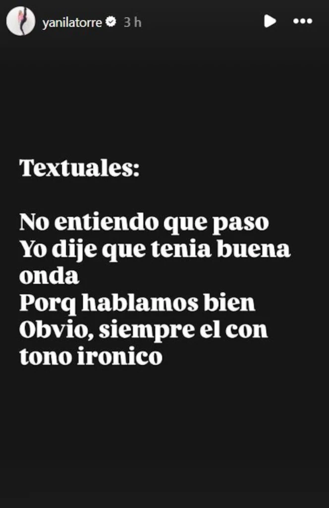 Yanina Latorre contó detalles del diálogo que tuvo con Wanda. Foto: Instagram