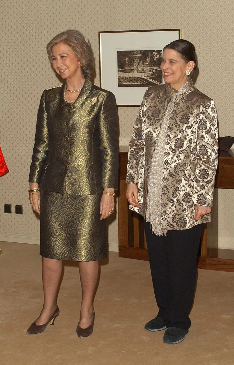 La reina Sofia de España y su inseparable hermana Irene de Grecia. 