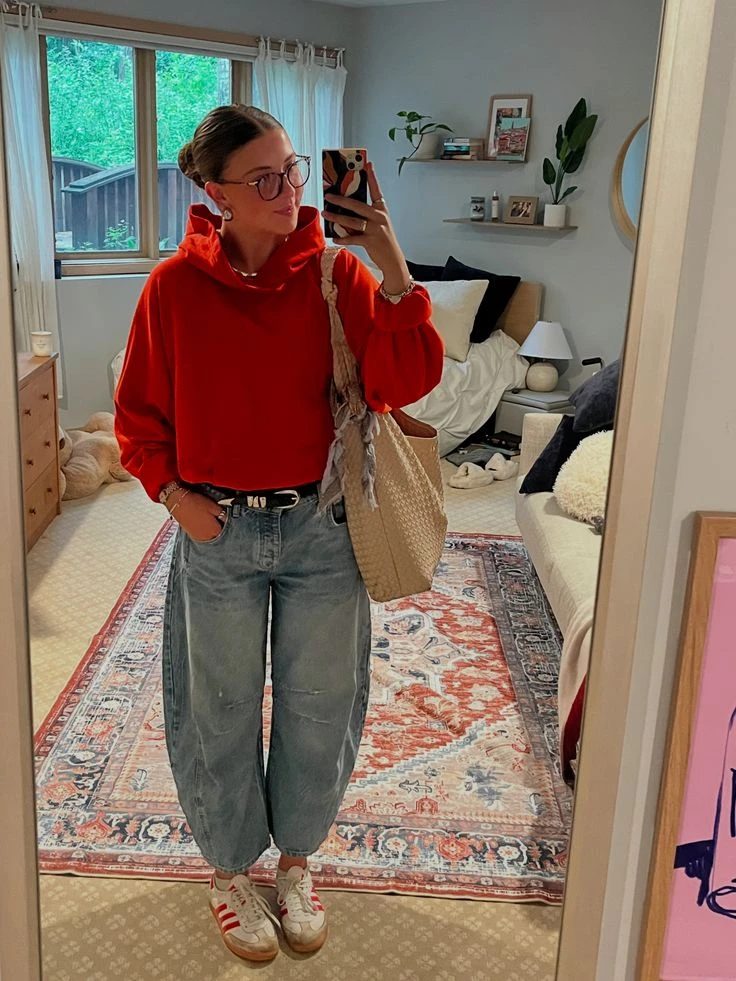 Estos jeans quedan bien con cualquier zapato.