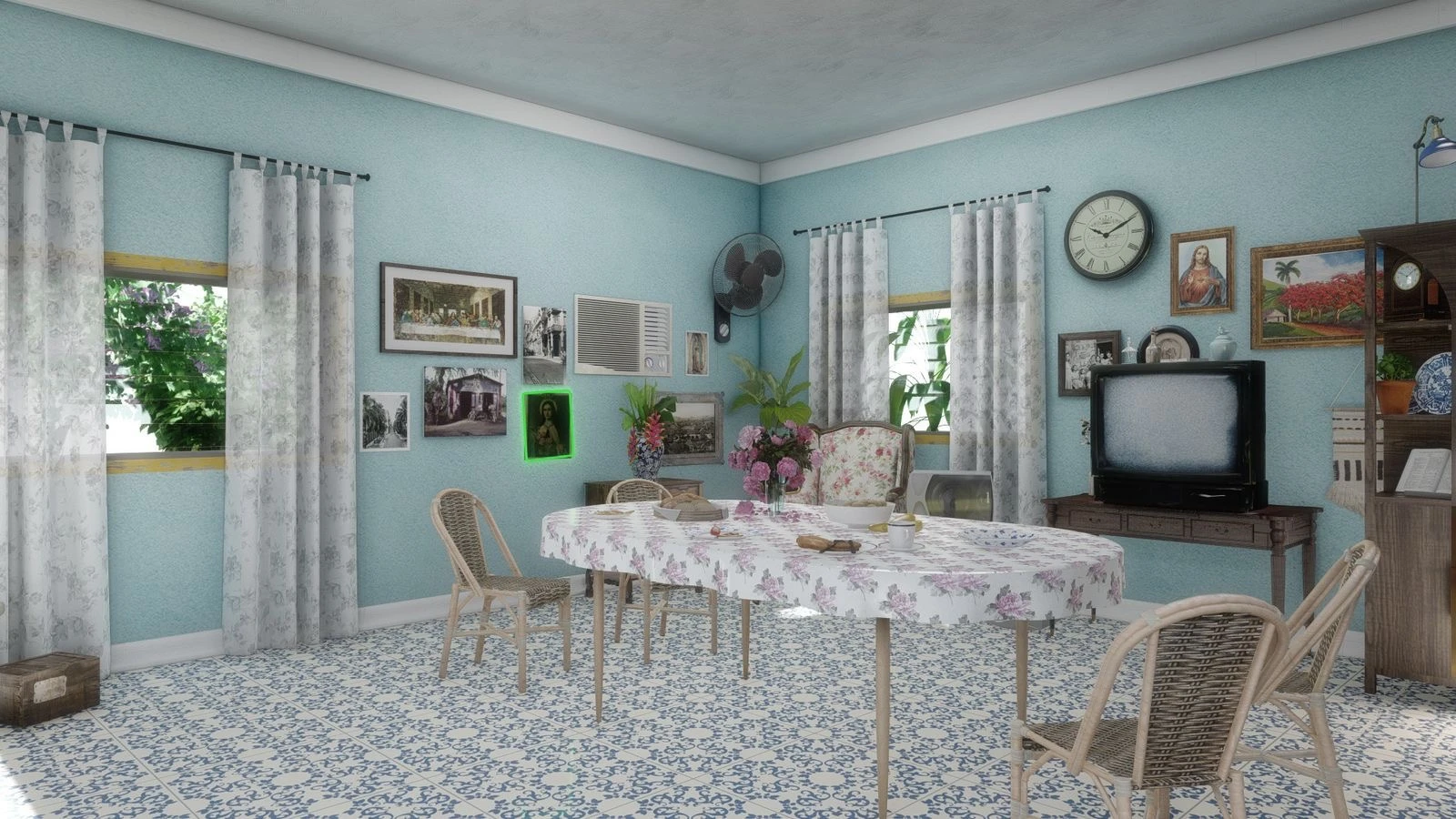 La consigna era clara: evocar la casa de una abuelita. 