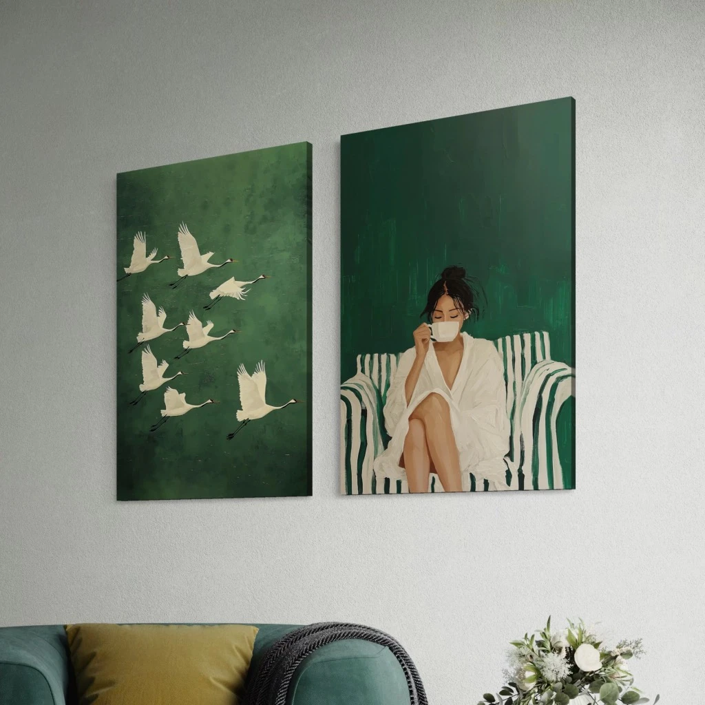 Cada elemento del estilo botánico debe sumar armonía y ligereza. 