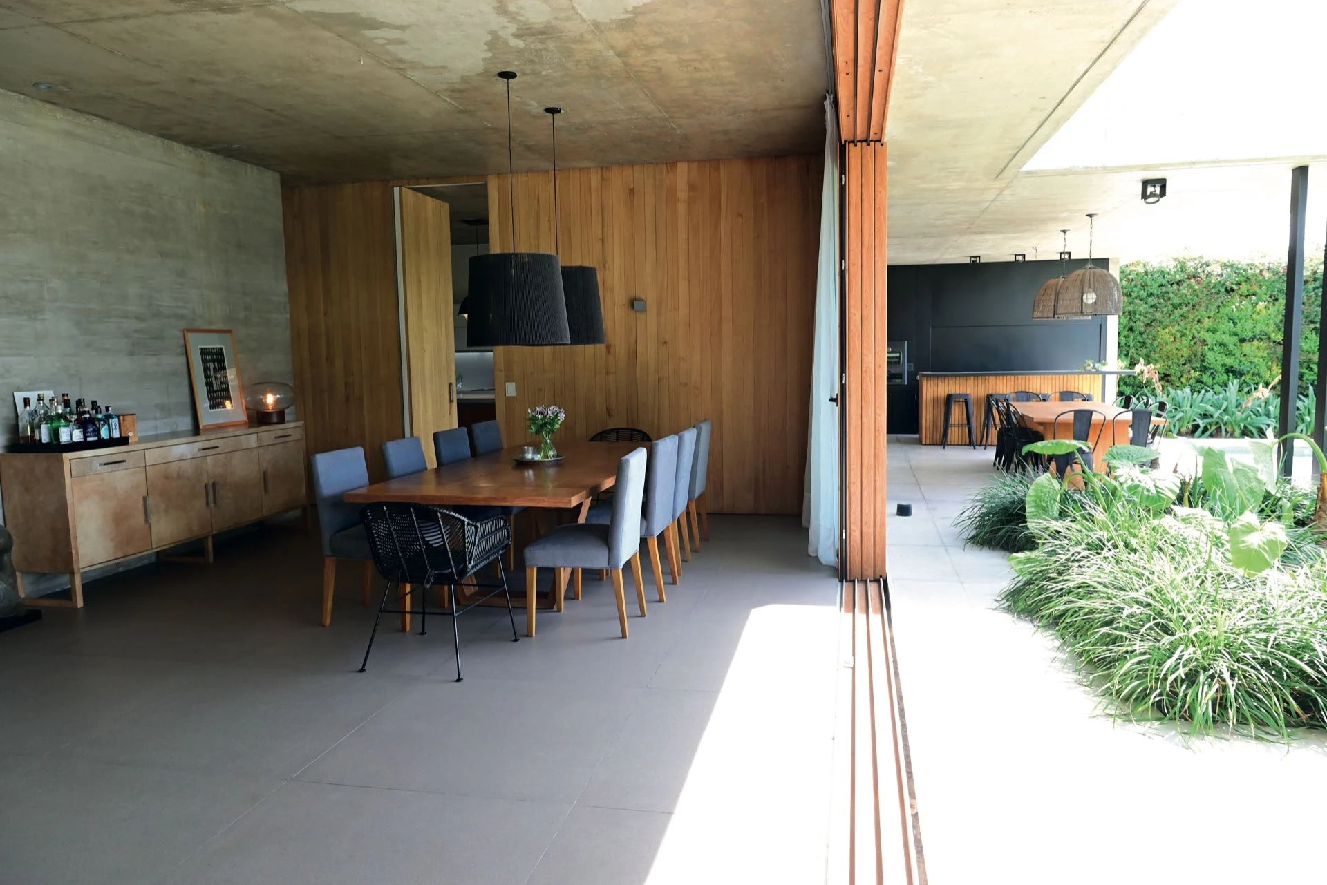 La fluidez interior/exterior es parte del plan y proyecto.