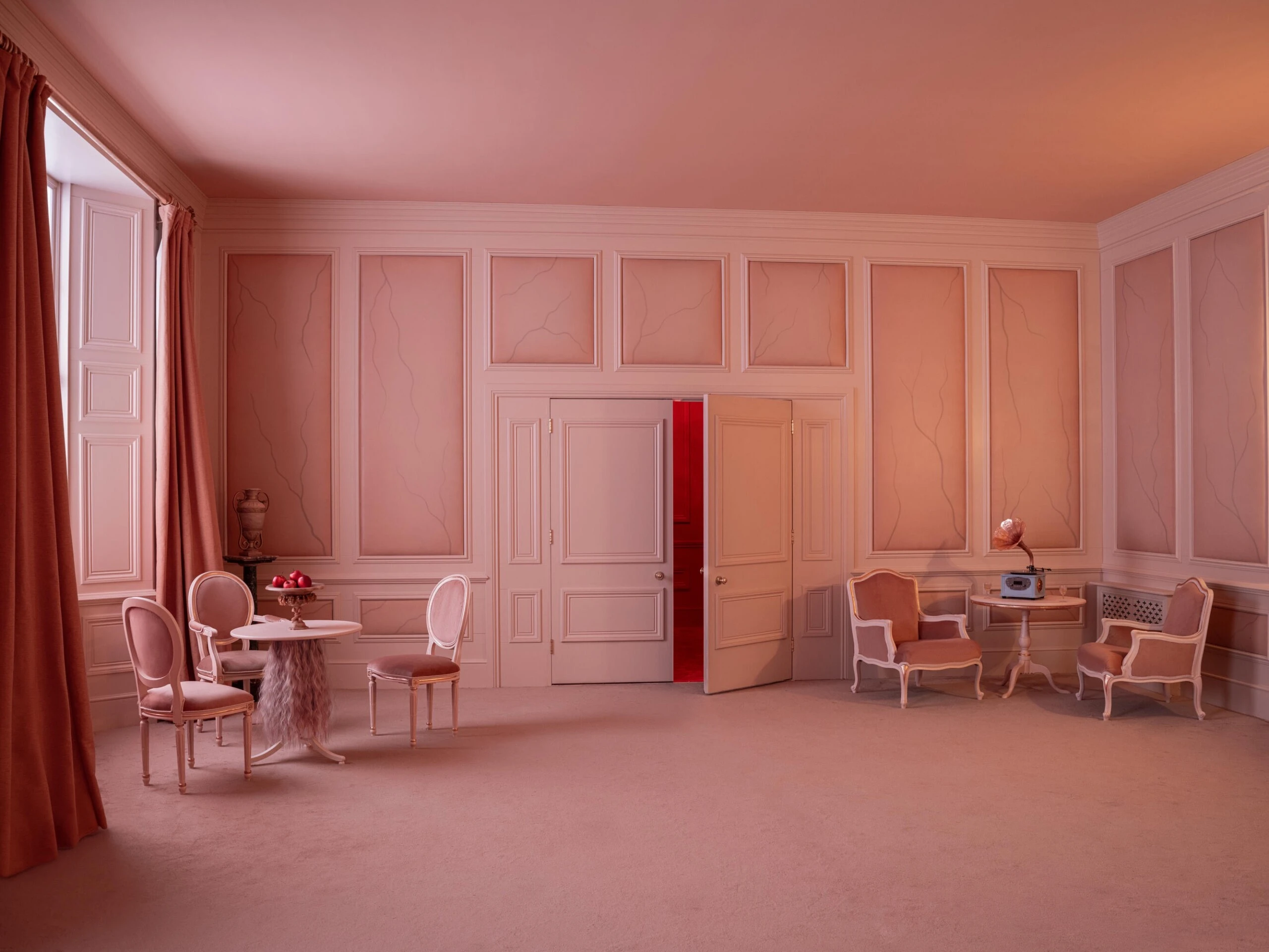 La experiencia recrea el comedor y rincones de Thrushcross Grange. 