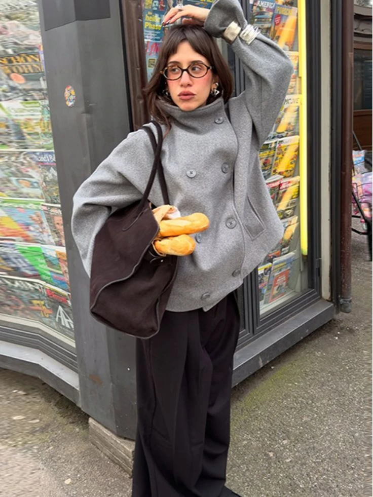 Es un abrigo bien calentito para este invierno.