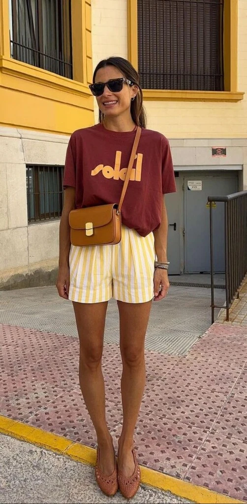 Pantalones cortos en la ciudad