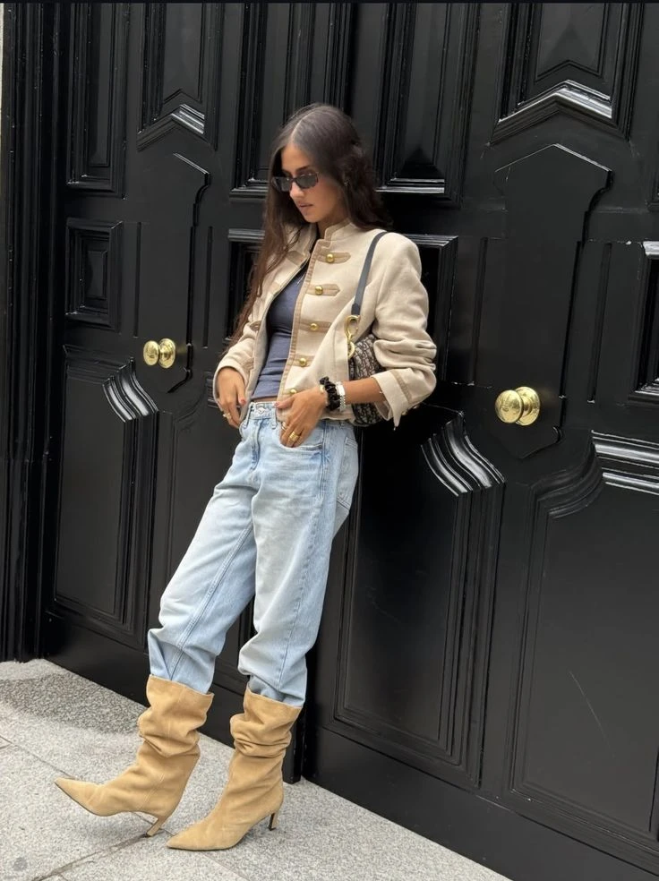 En el 2026, vuelven las botas slouchy.