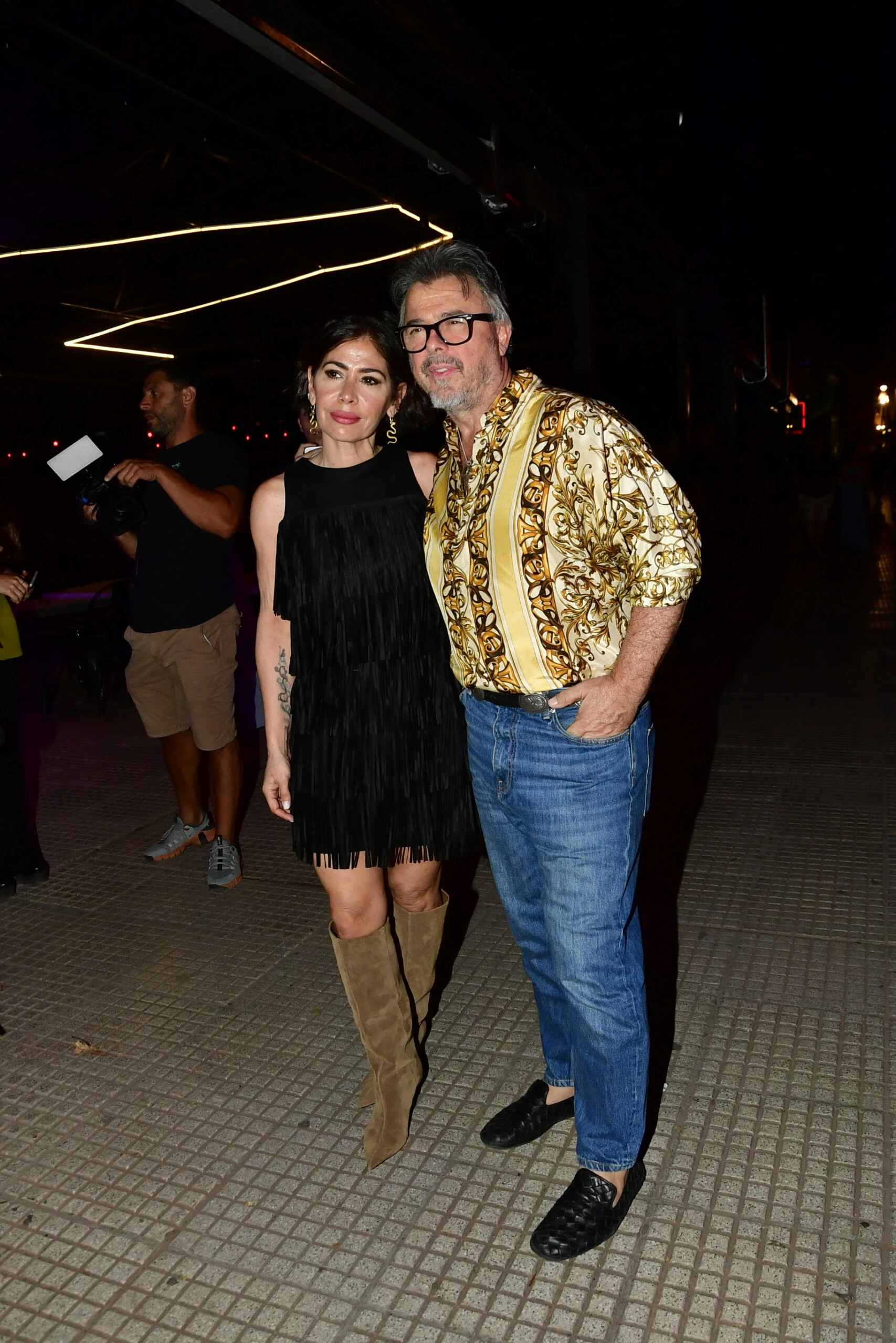 Donato de Santis y esposa