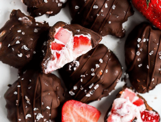Bocaditos de chocolate y yogur helado: el postre ideal para el verano