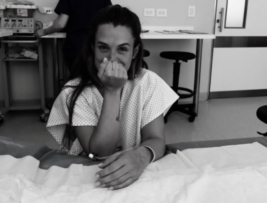 Cami Homs reveló un video inédito de su parto a un mes del nacimiento de su hija Aitana