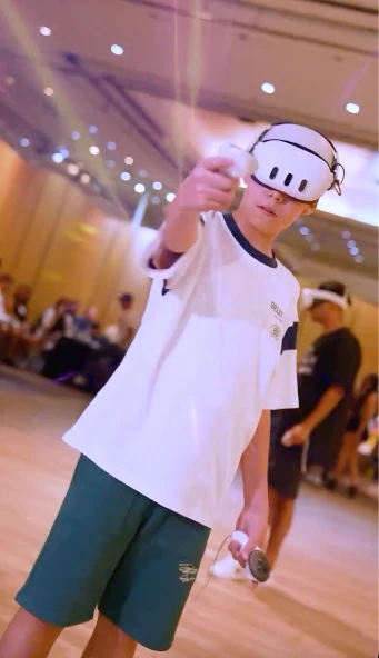 No faltaron los juegos de realidad virtual. Fotos: IG.