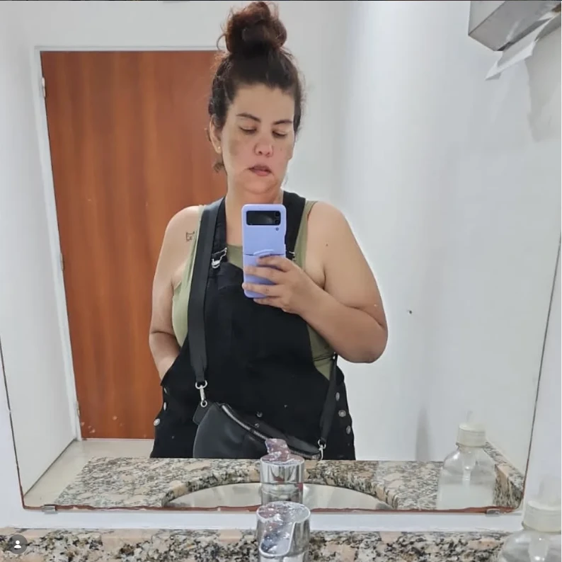 Noelia, la esposa de Luisito de Cuestión de Peso