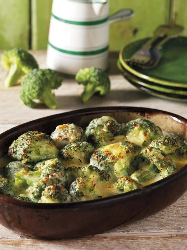 Brócoli gratinado. Foto: Pinterest