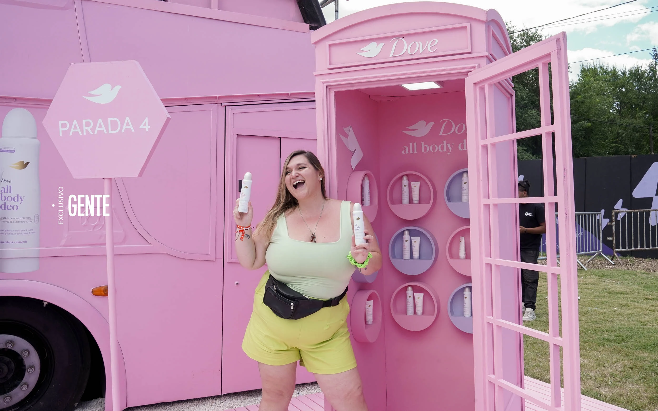 Dove con su All Body Deo acompañó el Cosquín Rock.