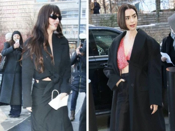 De Dakota Johnson a Lily Collins, los famosos en el desfile de Calvin Klein en la NYFW