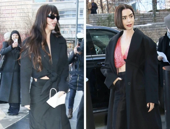 De Dakota Johnson a Lily Collins, los famosos en el desfile de Calvin Klein en la NYFW