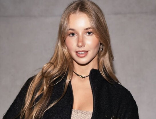 Taina Gravier impactó en el desfile de Emporio Armani en el Milan Fashion Week