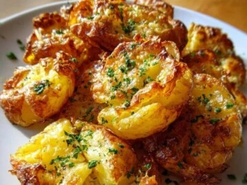 Papas smash crocantes: receta fácil con queso y toque cítrico