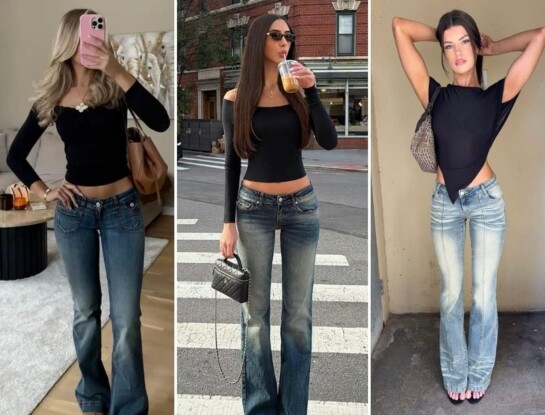 De TikTok a tu placard: cómo crear diferentes looks con los jeans bootcut, que marcan tendencia