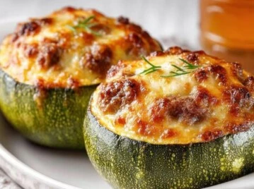 Zapallitos rellenos: una receta con ricota, limón y nueces