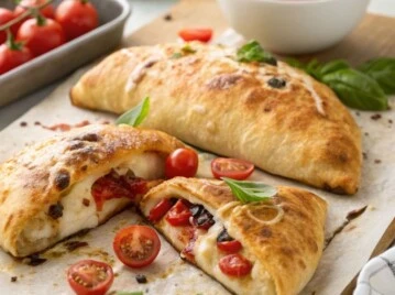 Cómo preparar calzone relleno: una receta deliciosa e ideal para compartir