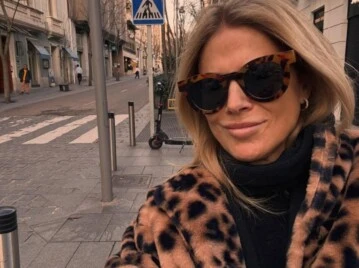 El look de Flavia Palmiero. Foto: IG