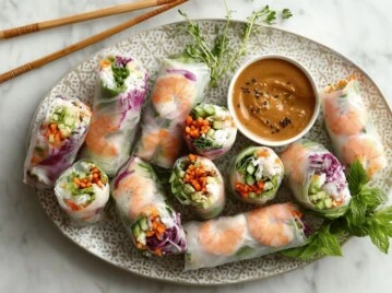 Spring rolls thai: la receta de los rollitos hechos con láminas de papel de arroz
