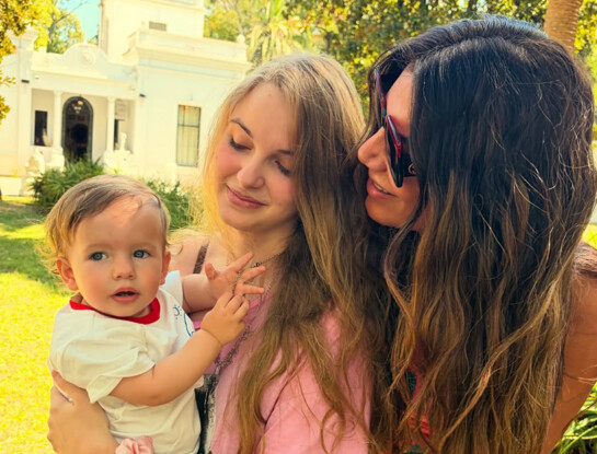 Flor de la V, feliz en su rol de abuela: celebró el primer cumpleaños de Momo, su nieto más chico