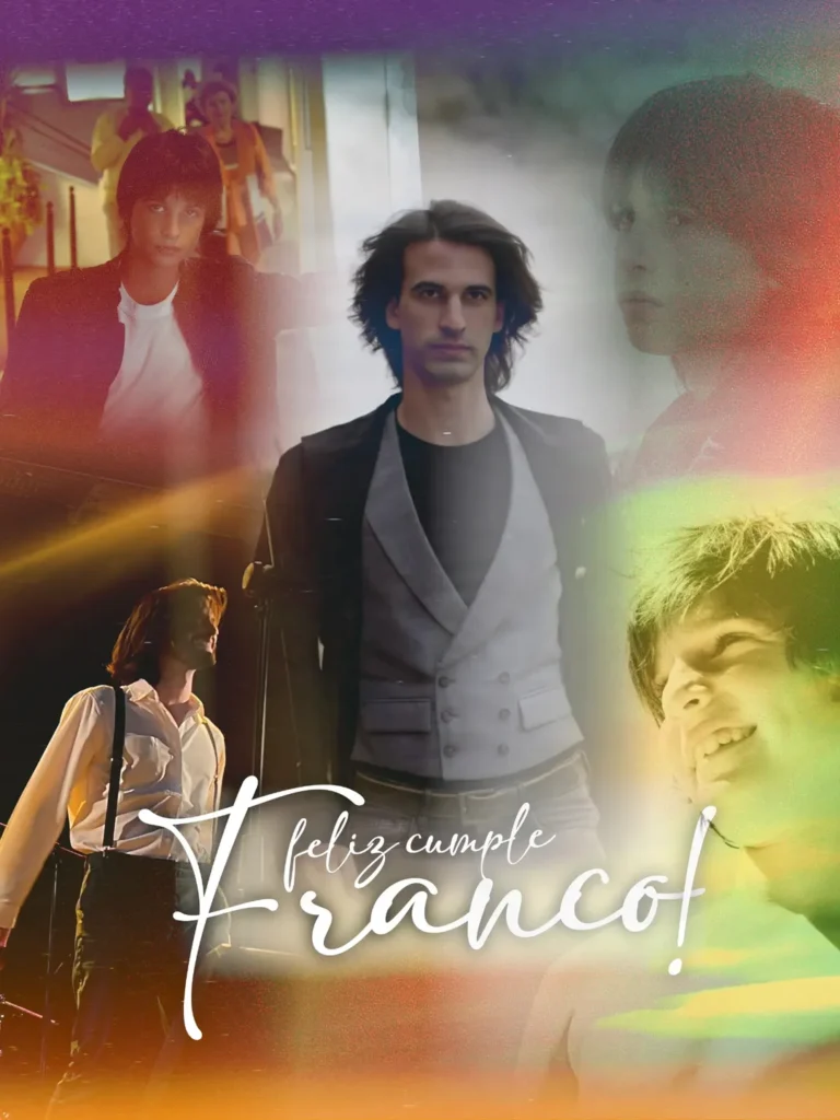 Cris Morena compartió un collage que recorre distintas etapas de la vida de Franco.