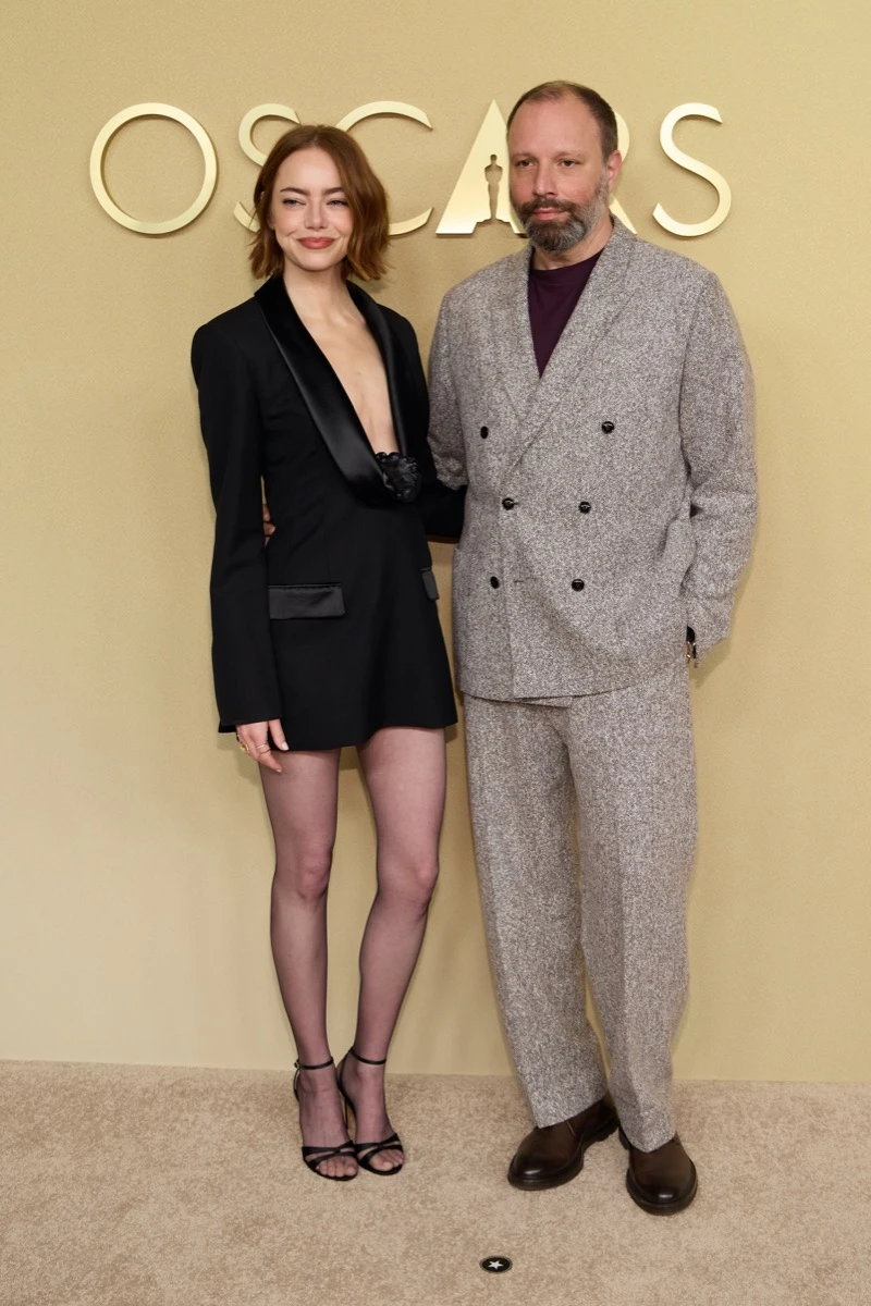 Vidriera: de Leonardo Di Caprio, Emma Stone y Timothée Chalamet, los looks de las estrellas de Hollywood en la Cena de Nominados al Oscar 