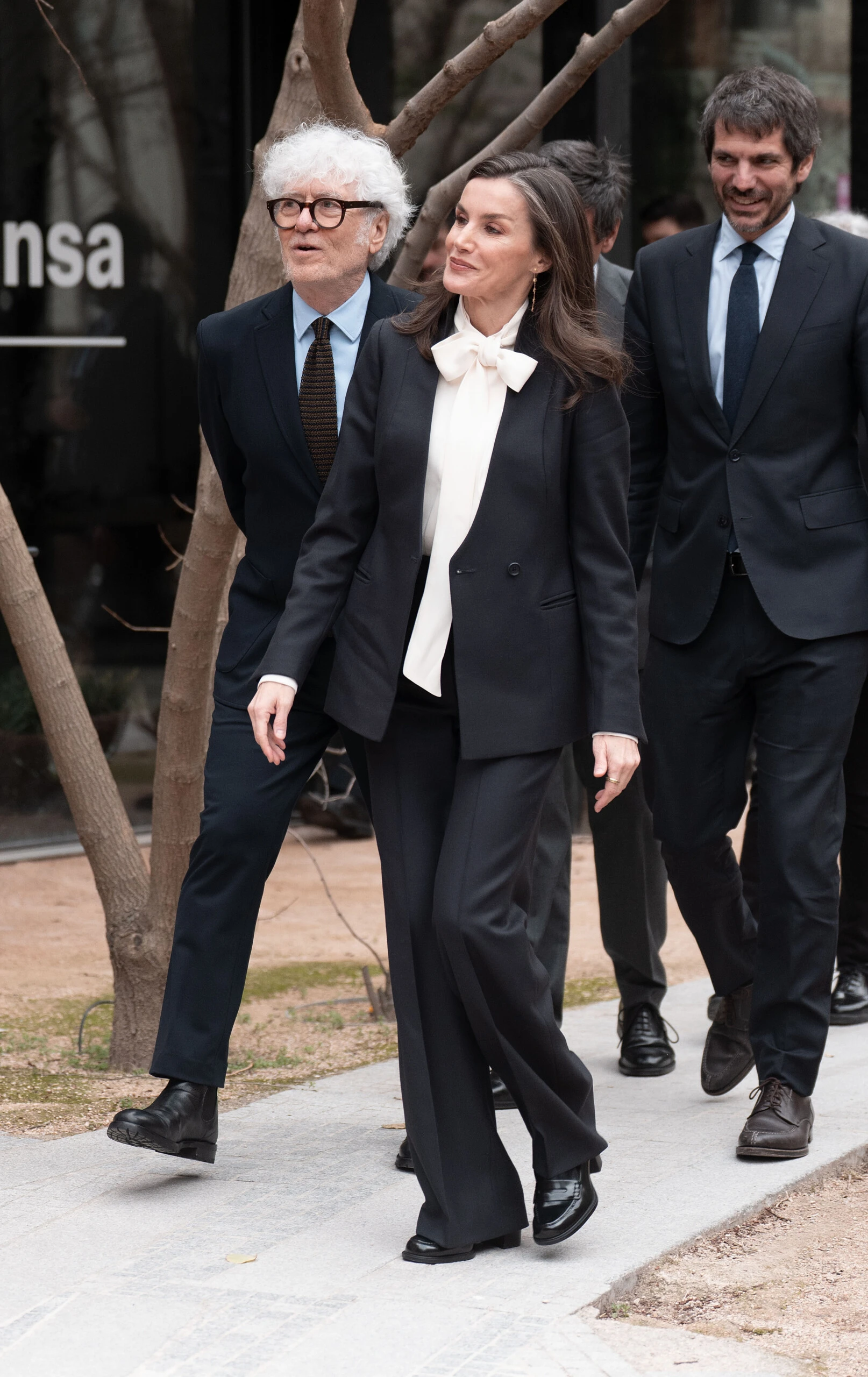 La reina Letizia Ortiz en Madrid. 
