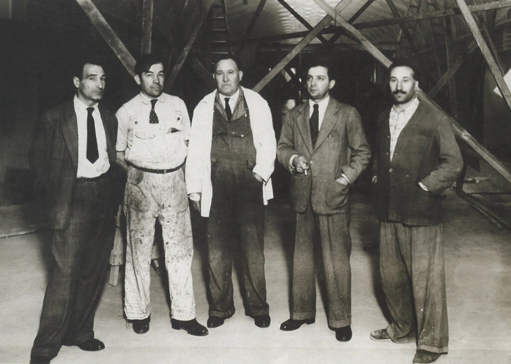 Antonio Berni, Juan Carlos Castagnino, Manuel Colmeiro, Lino Enea Spilimbergo y Demetrio Urruchúa, los artistas detrás de la emblemática cúpula de Galerías Pacífico.