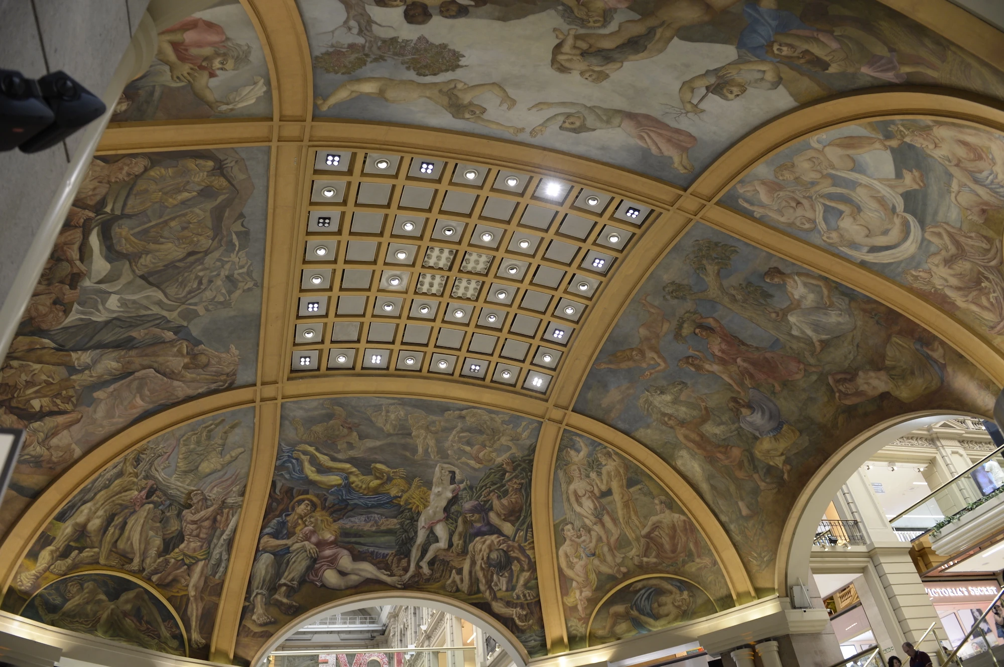 La cúpula de Galerías Pacífico.