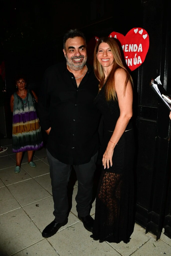 Roberto Moldavsky y su novia.