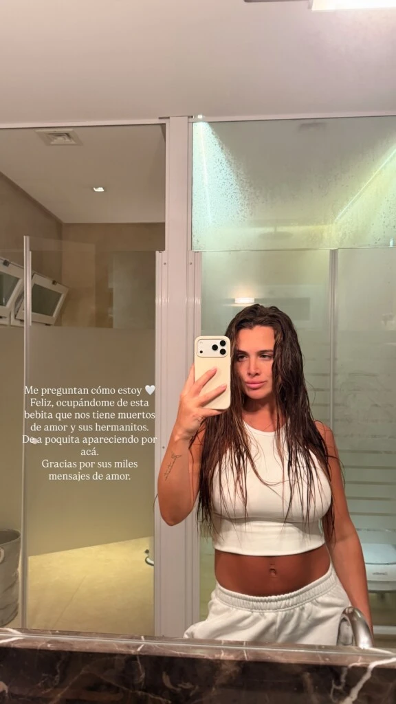 Cami publicó una foto frente al espejo y abrió su corazón ante las preguntas de sus seguidores.