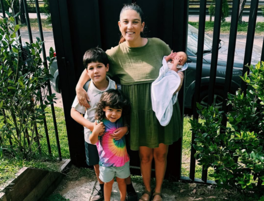 El emocionante video de Juana Repetto cuando sus hijos conocieron a Timoteo