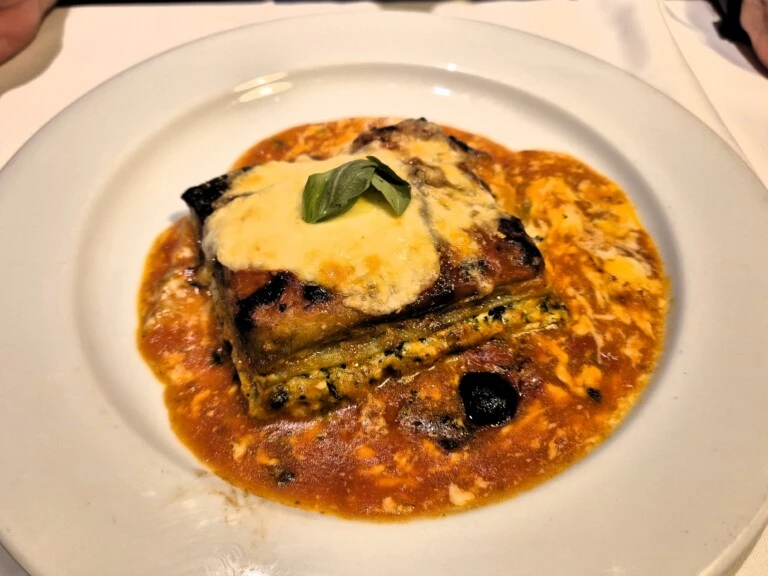 Lasagna de vegetales de La Parolaccia