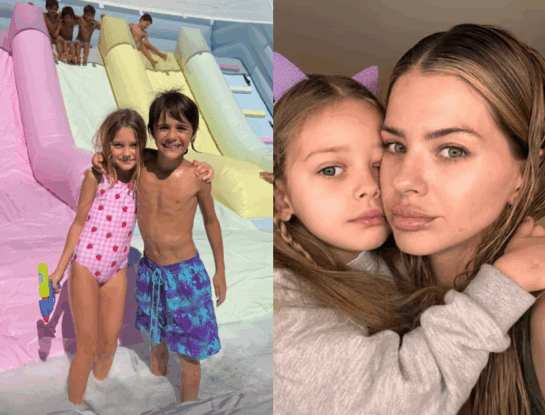 Las primeras fotos del cumpleaños de Magnolia Vicuña: festejo al aire libre, pileta e inflable