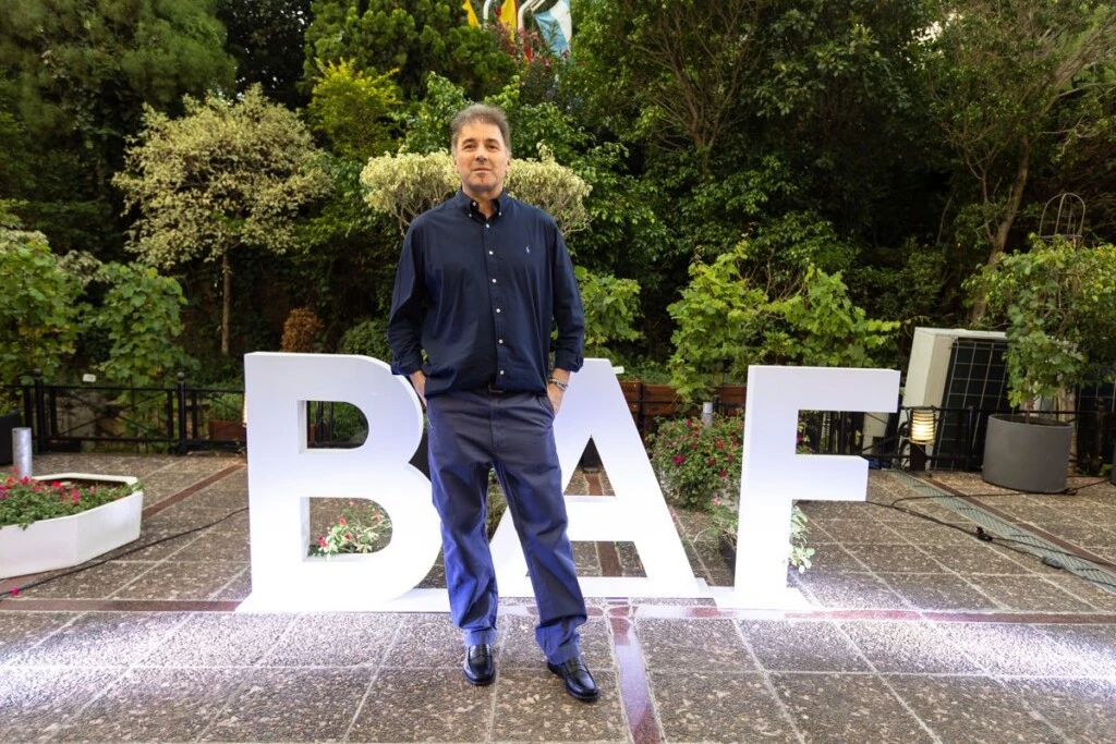 Marcelo Canton de Mishka en el lanzamiento de grilla de BAFWEEK