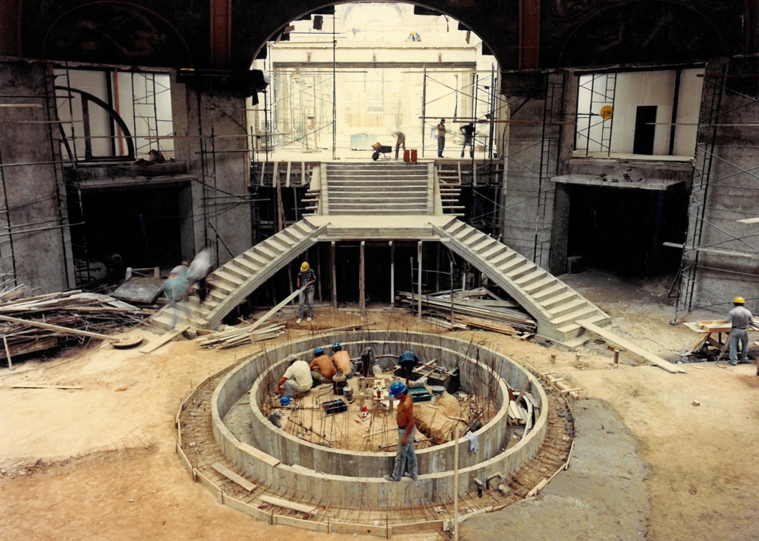 Así fue la obra que dio vida a la icónica fuente.