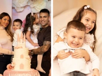 Las fotos del cumpleaños de Nina, la hija de Agus Gandolfo y Lautaro Martínez