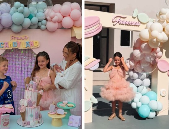 Las fotos del cumple de Francesca, la hija de Cami Homs y Rodrigo de Paul