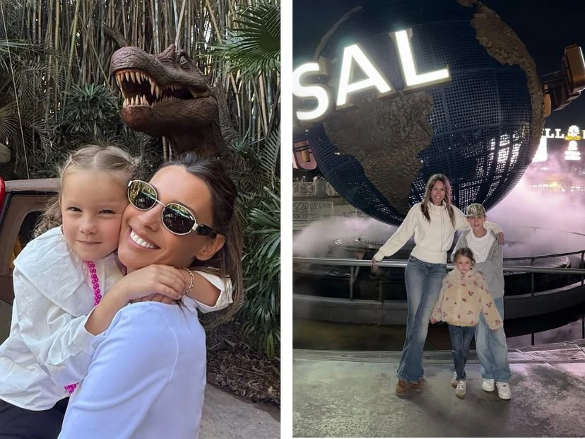 Las increíbles vacaciones de Pampita y sus hijos en Orlando: las fotos